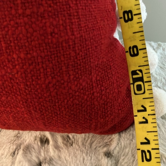 Holiday Accent Pillow Merry & Joy White & Red Reversible Broyhill NWOT 1… - Picture 4 of 6